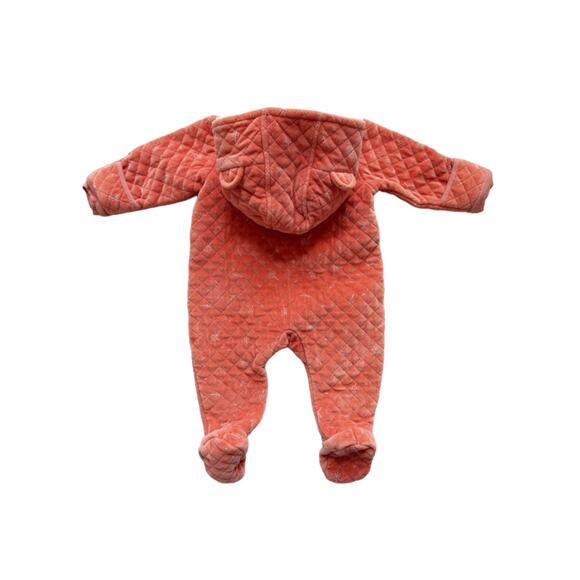 Nordstrom Quilted Velour Bunting Size 9m - Picture 3 of 5